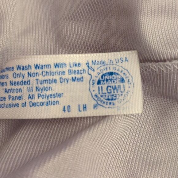 Vintage Maidenform Heartstrings union made gray 2 piece set - Picture 6 of 8